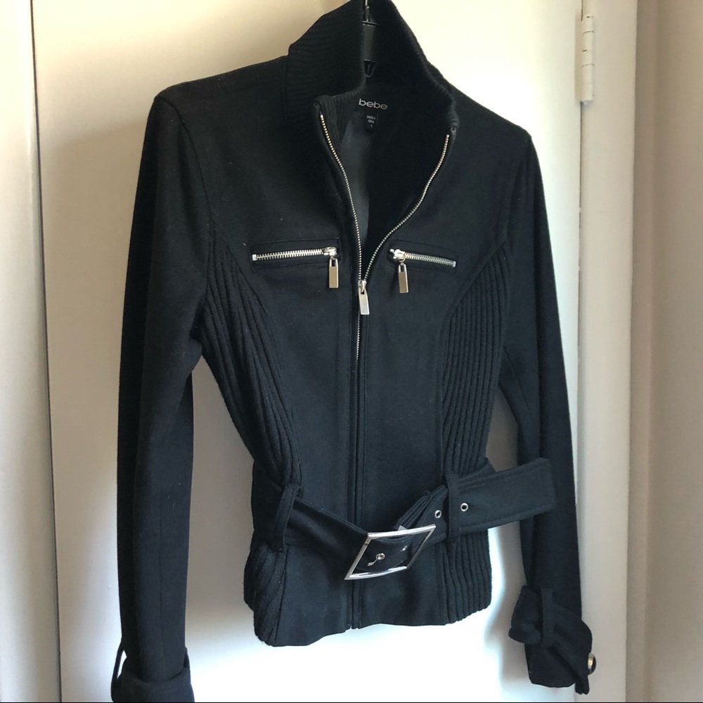 Bebe wool black jacket